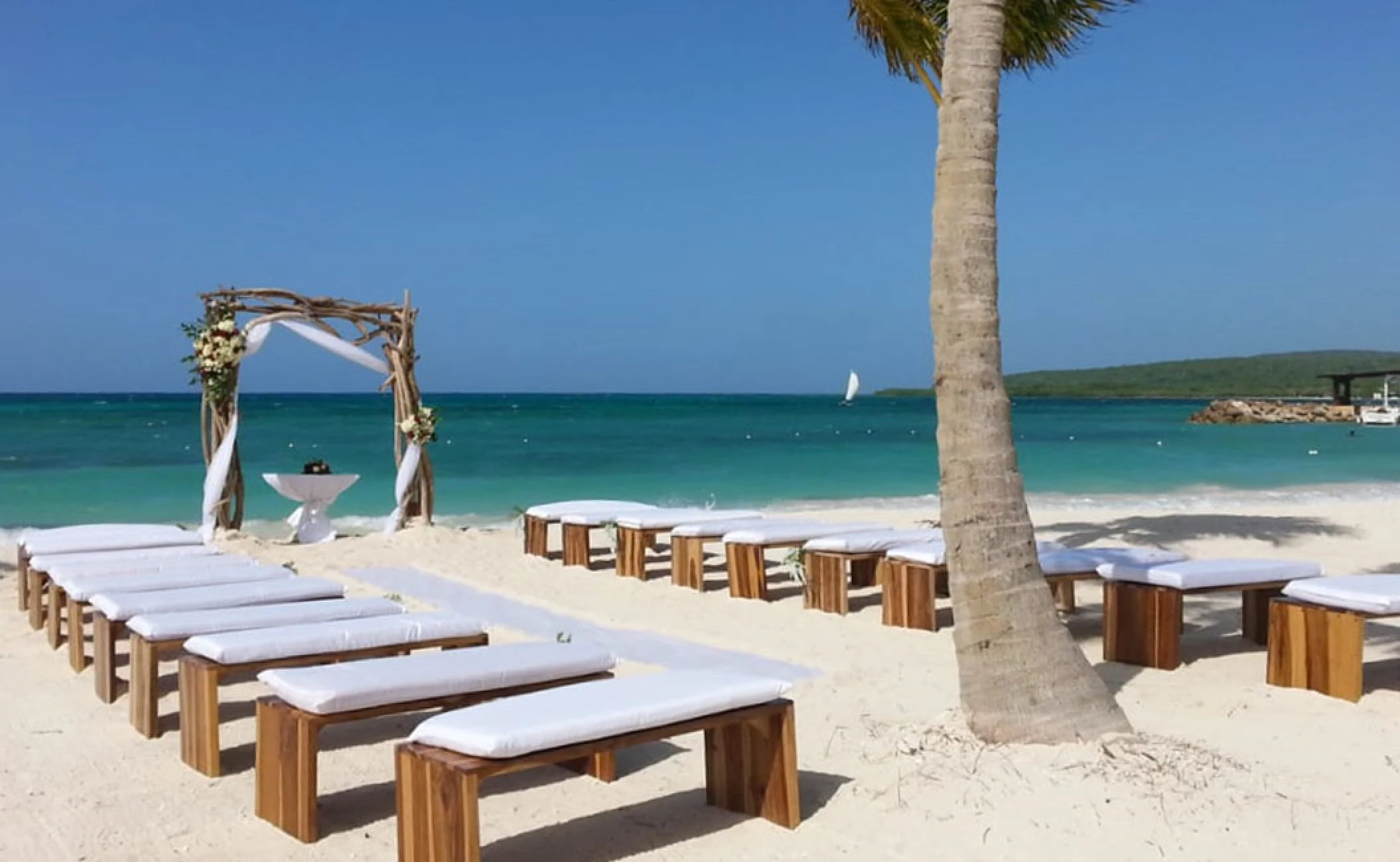 Beach Wedding Venue at Royalton Blue Waters.