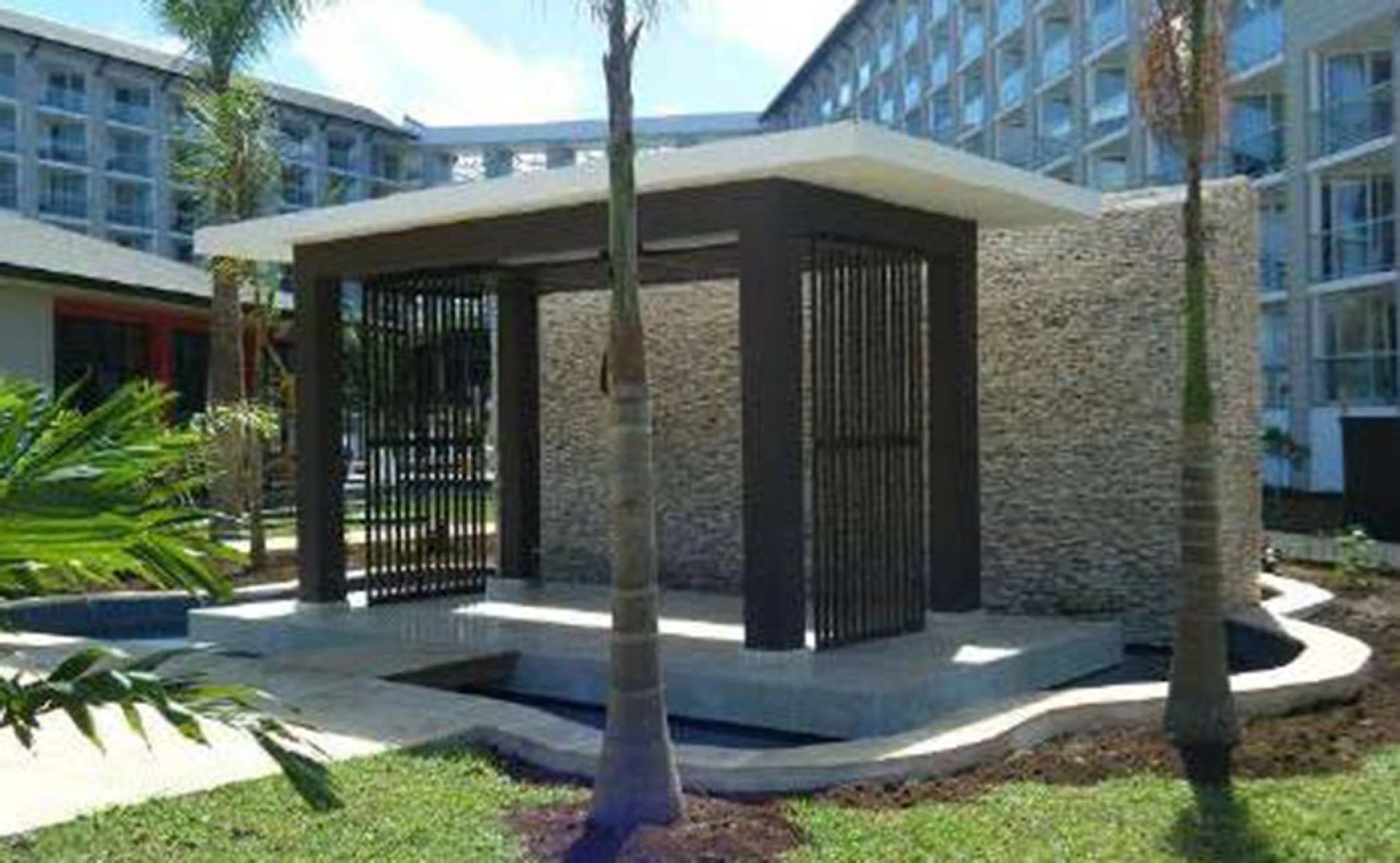 Garden Gazebo Wedding Venue at Royalton Blue Waters.