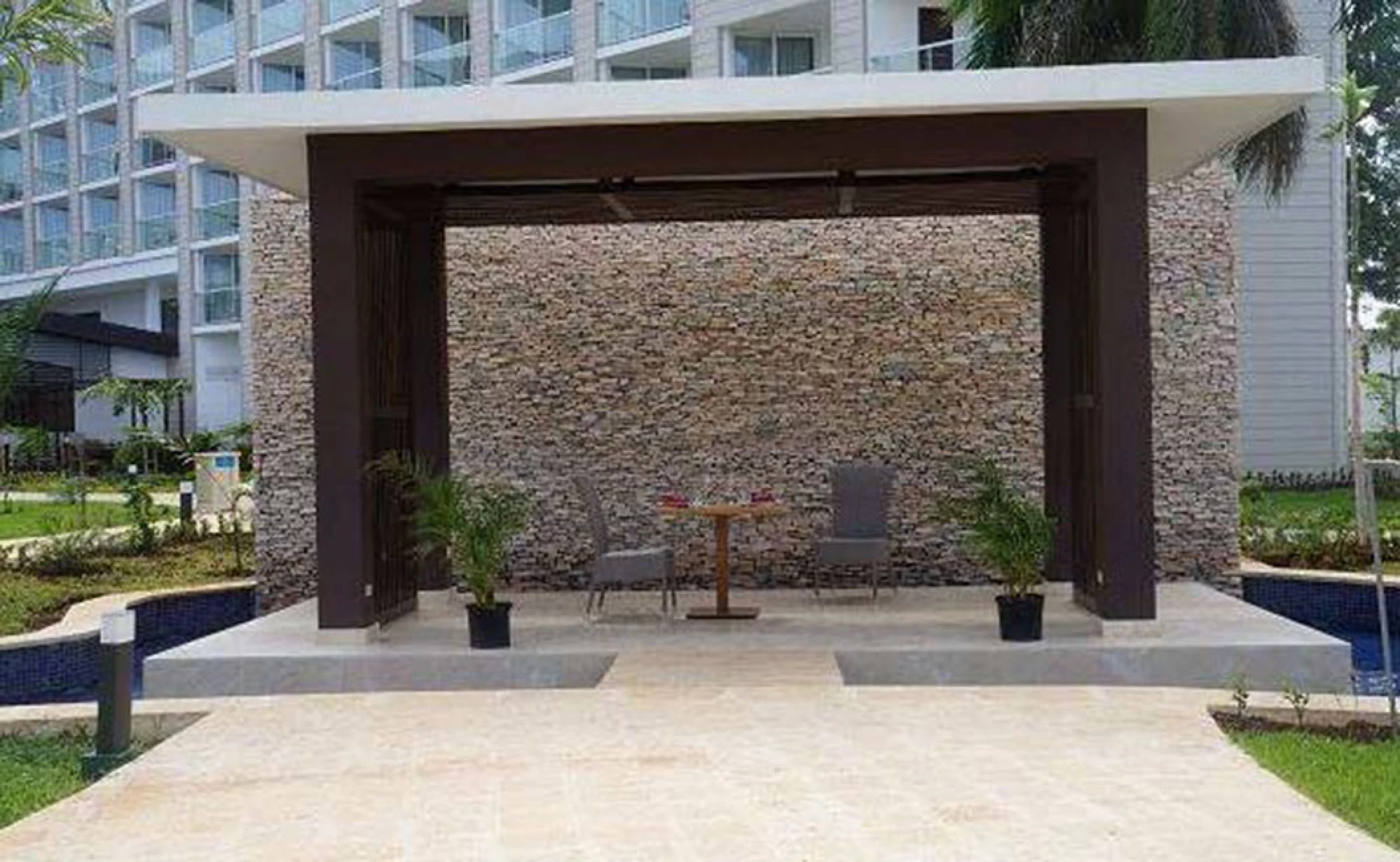 Garden Gazebo Wedding Venue at Royalton Blue Waters.