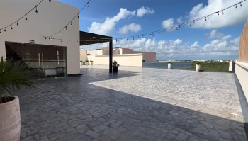 Los abrazos terrace wedding venue at atelier playa mujeres