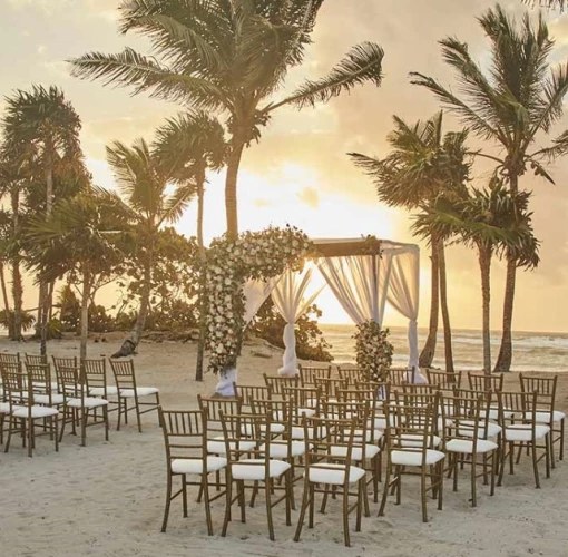 beach huppa venue at Bahia Principe Grand Coba