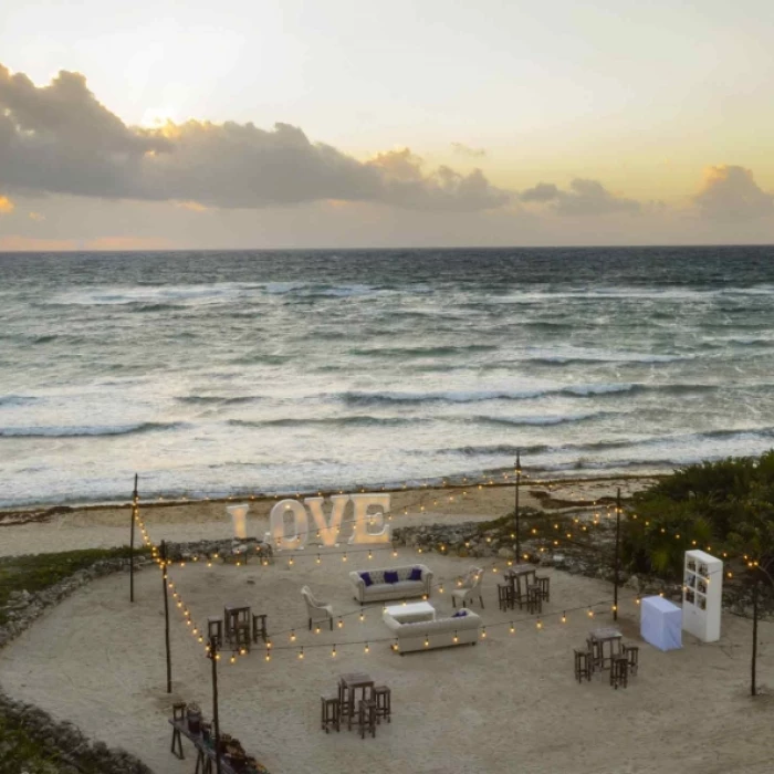 beach akumal at Bahia Principe Grand Coba