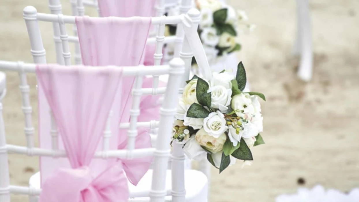 wedding chairs for guests at bahia principe grand coba