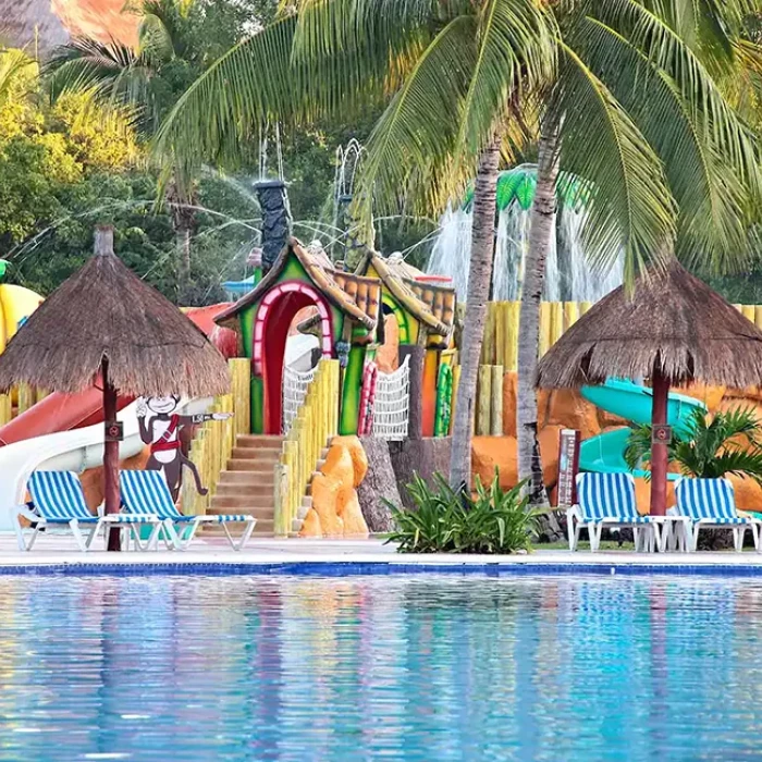 Water park at Bahia Principe Resorts.