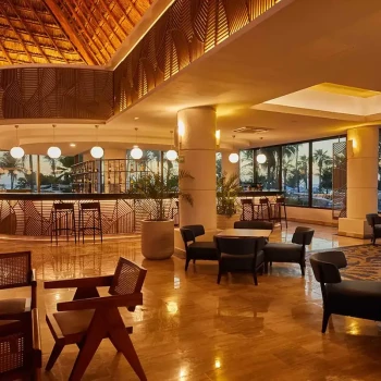 Lobby bar at Bahia Principe Resorts.
