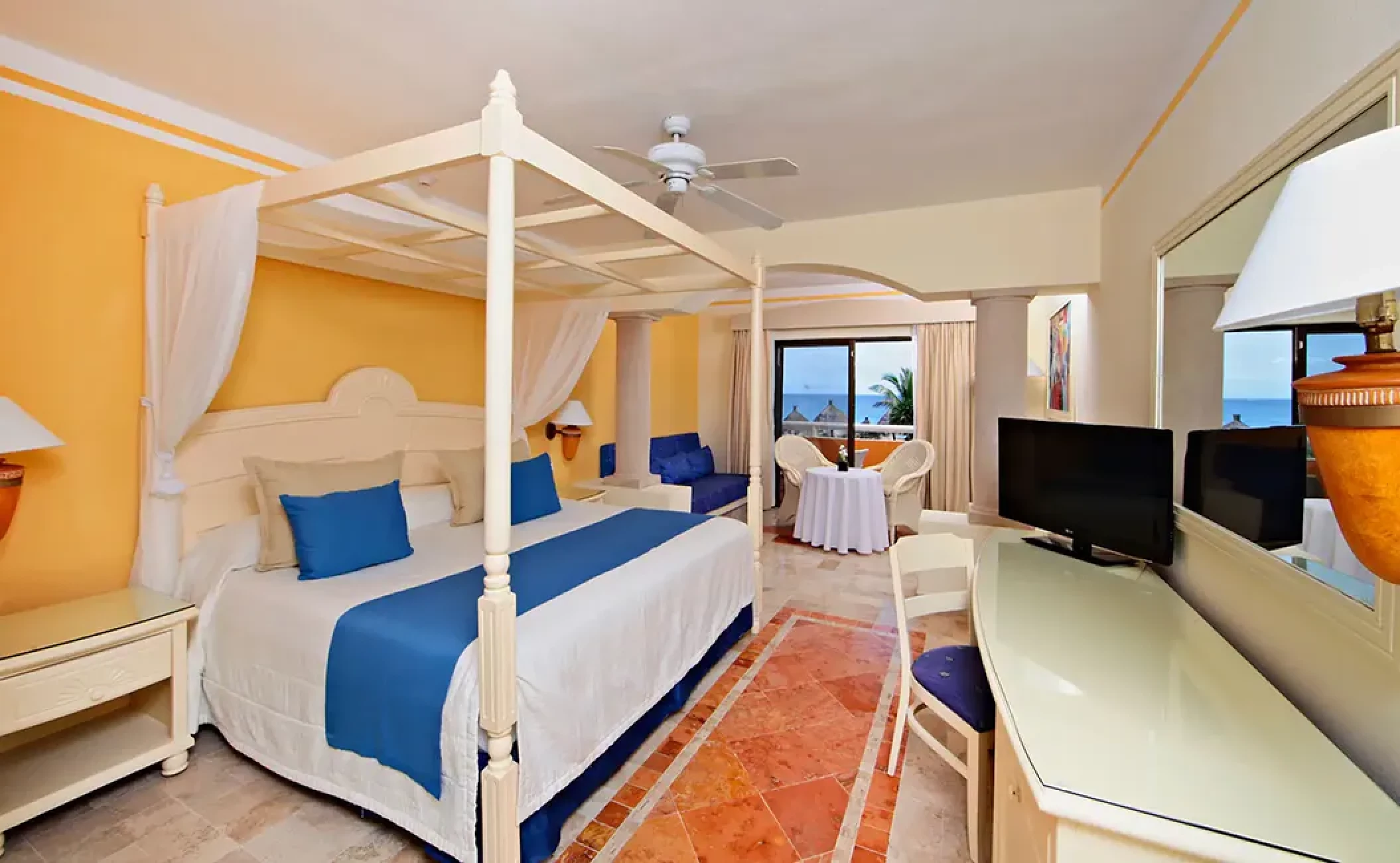 Rooms and suites at Bahia Principe Resorts.