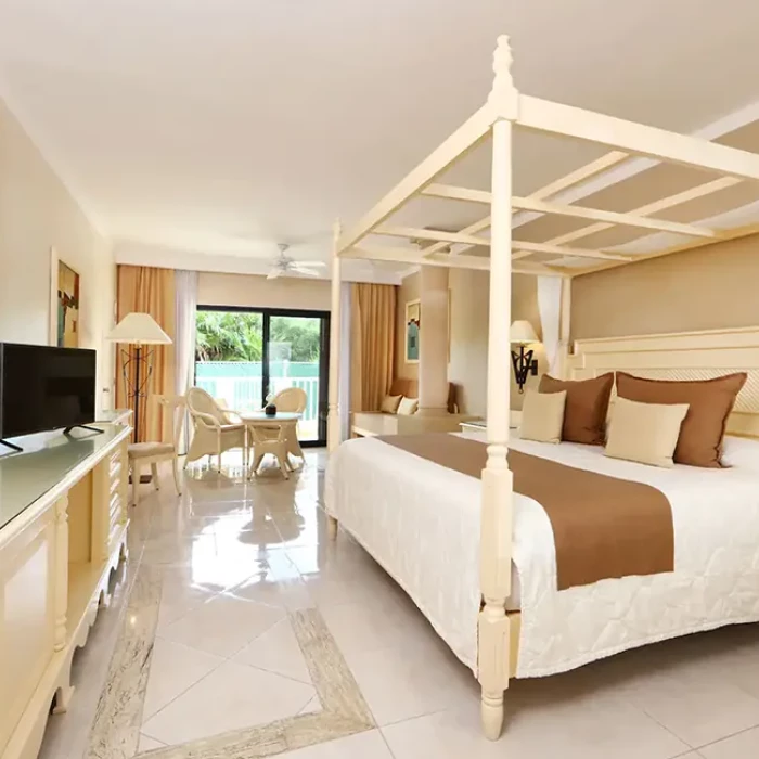 Rooms and suites at Bahia Principe Resorts.