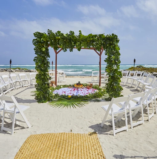 Beach Akumal wedding venue at Bahia Principe Riviera Maya