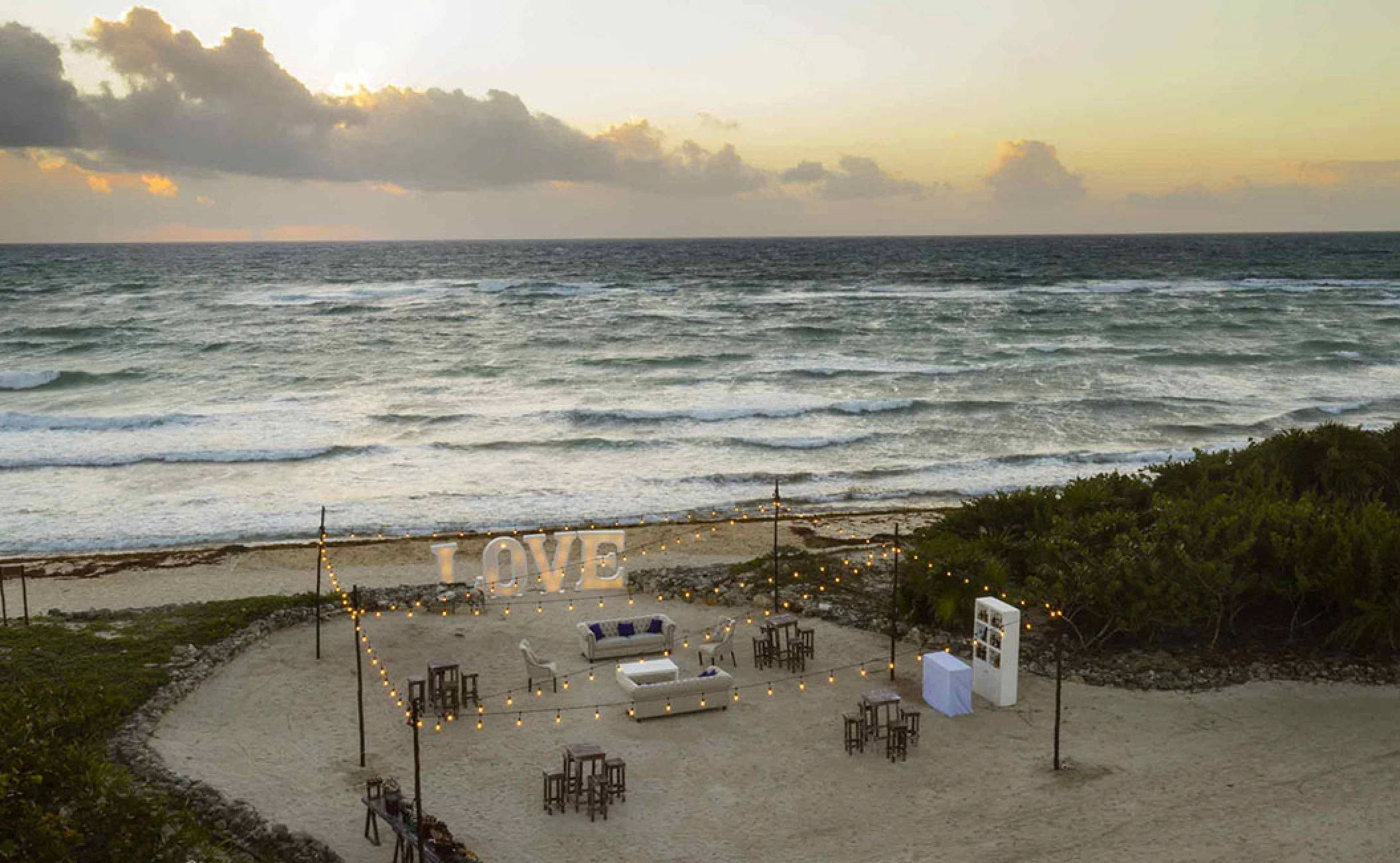 Beach Mirador wedding venue at Bahia Principe Riviera Maya