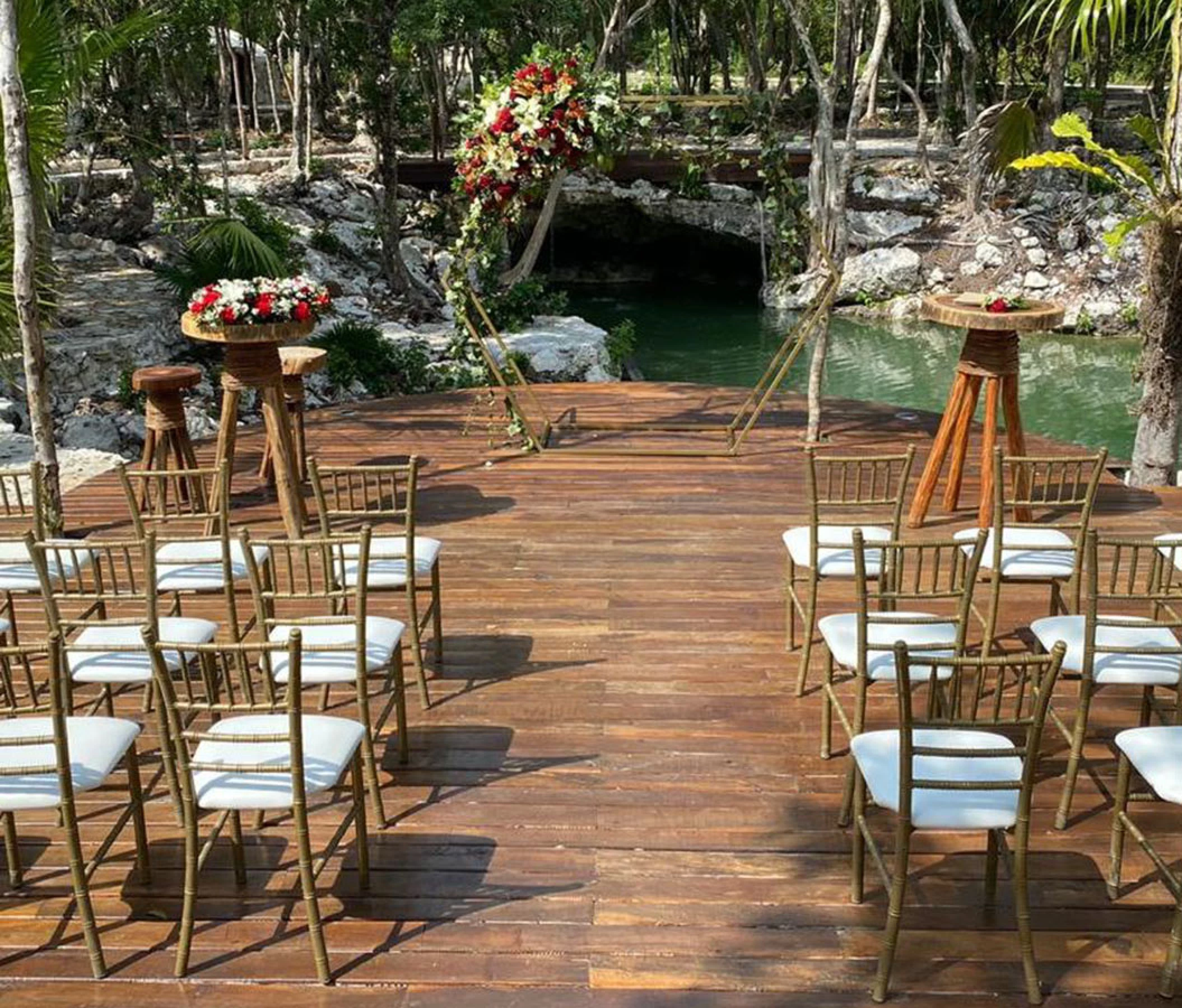 Cenote Country Club wedding venue at Bahia Principe Riviera Maya