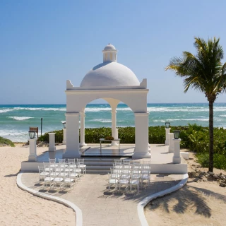 Gazebo wedding venue at Bahia Principe Riviera Maya