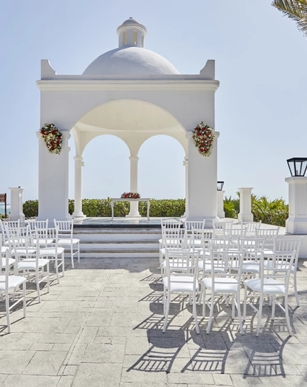 Gazebo wedding venue at Bahia Principe Riviera Maya