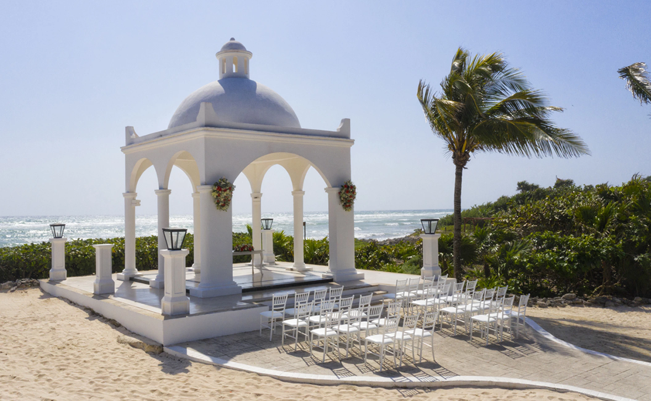 Gazebo wedding venue at Bahia Principe Riviera Maya