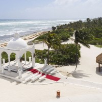 Gazebo wedding venue at Bahia Principe Riviera Maya