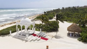 Gazebo wedding venue at Bahia Principe Riviera Maya