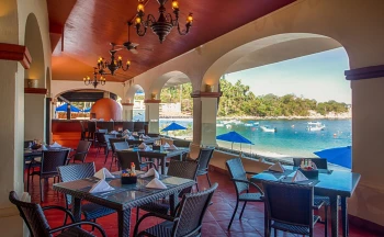 Restaurant Terrace at Barcelo Puerto Vallarta resort.