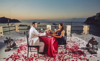 Romantic Dinner at Barcelo Puerto Vallarta resort.