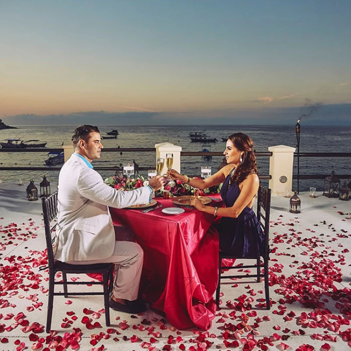 Romantic Dinner at Barcelo Puerto Vallarta resort.