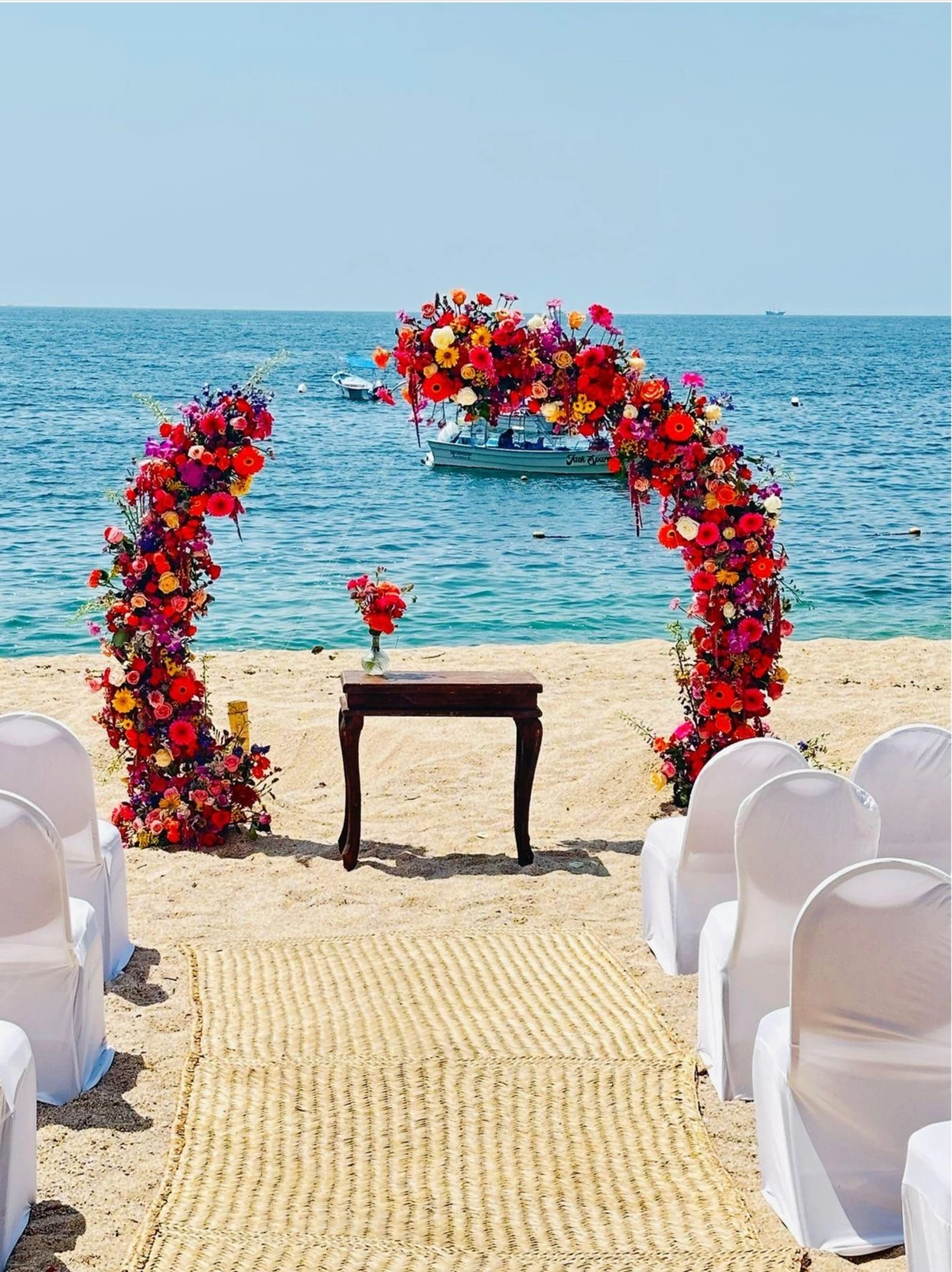 Quijote Beach venue at barcelo puerto vallarta