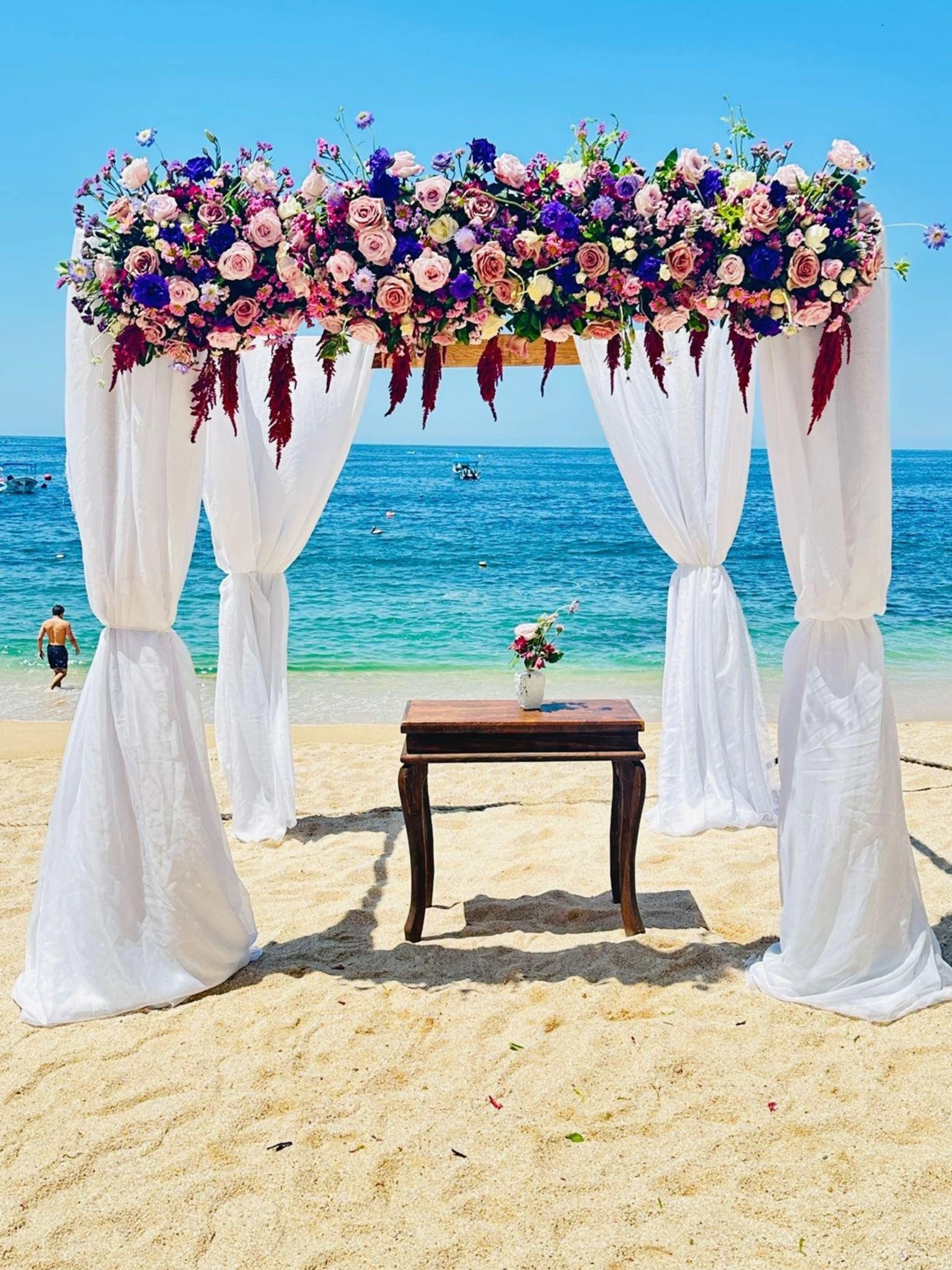 Quijote Beach venue at barcelo puerto vallarta