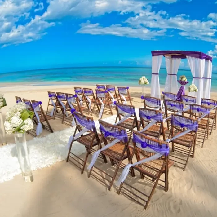 Ceremony on the beach at Breathless Punta Cana