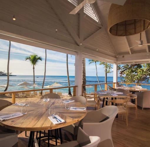 beachside restaurant at Casa de Campo