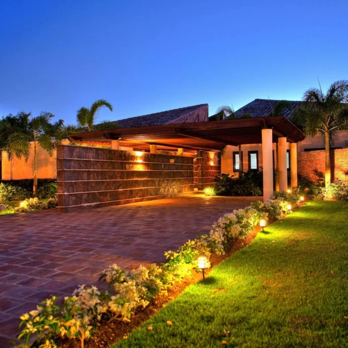 exterior of four bedroom classic villa at Casa de Campo