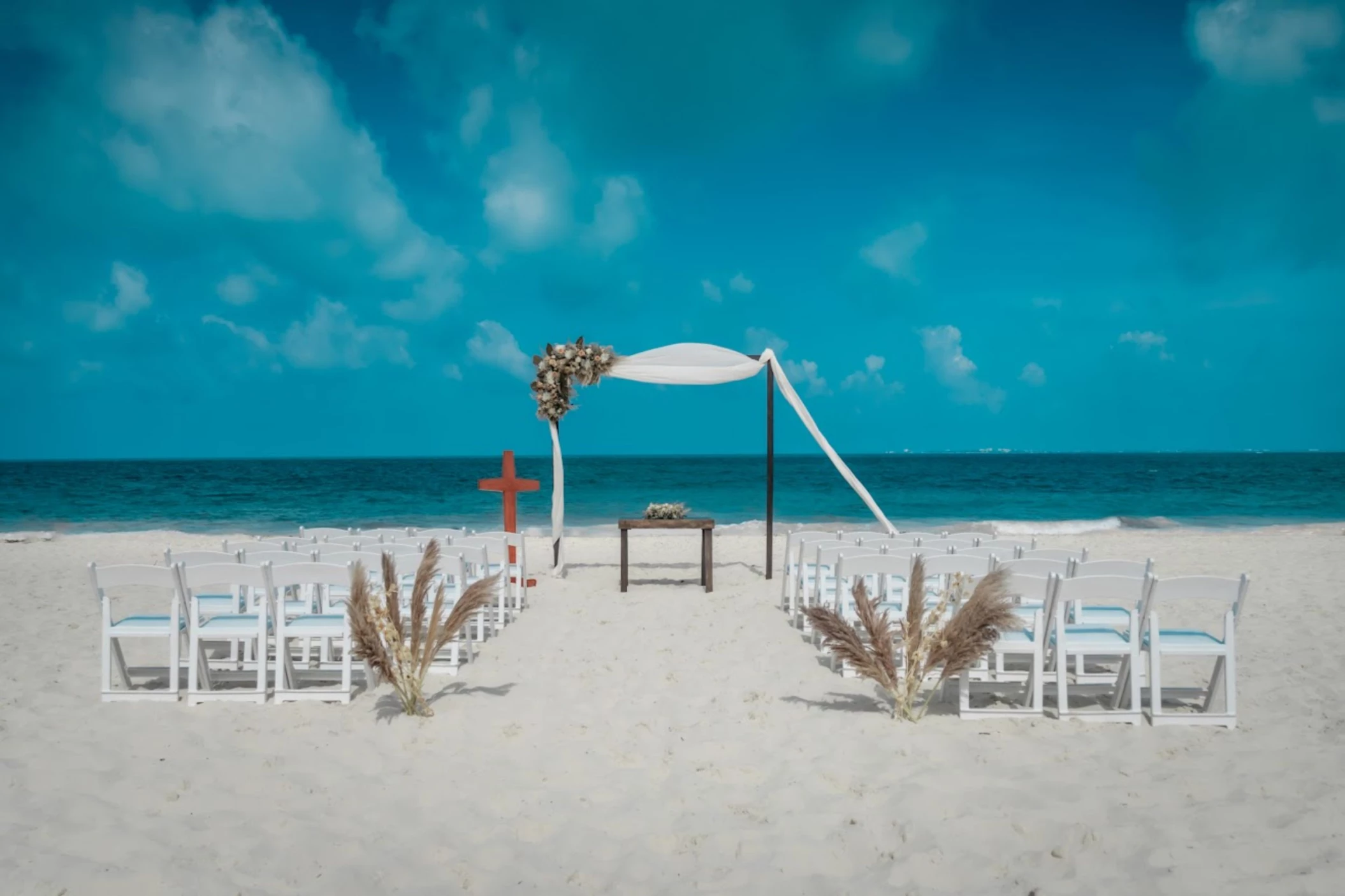 beach venue at Catalonia Grand Costa Mujeres