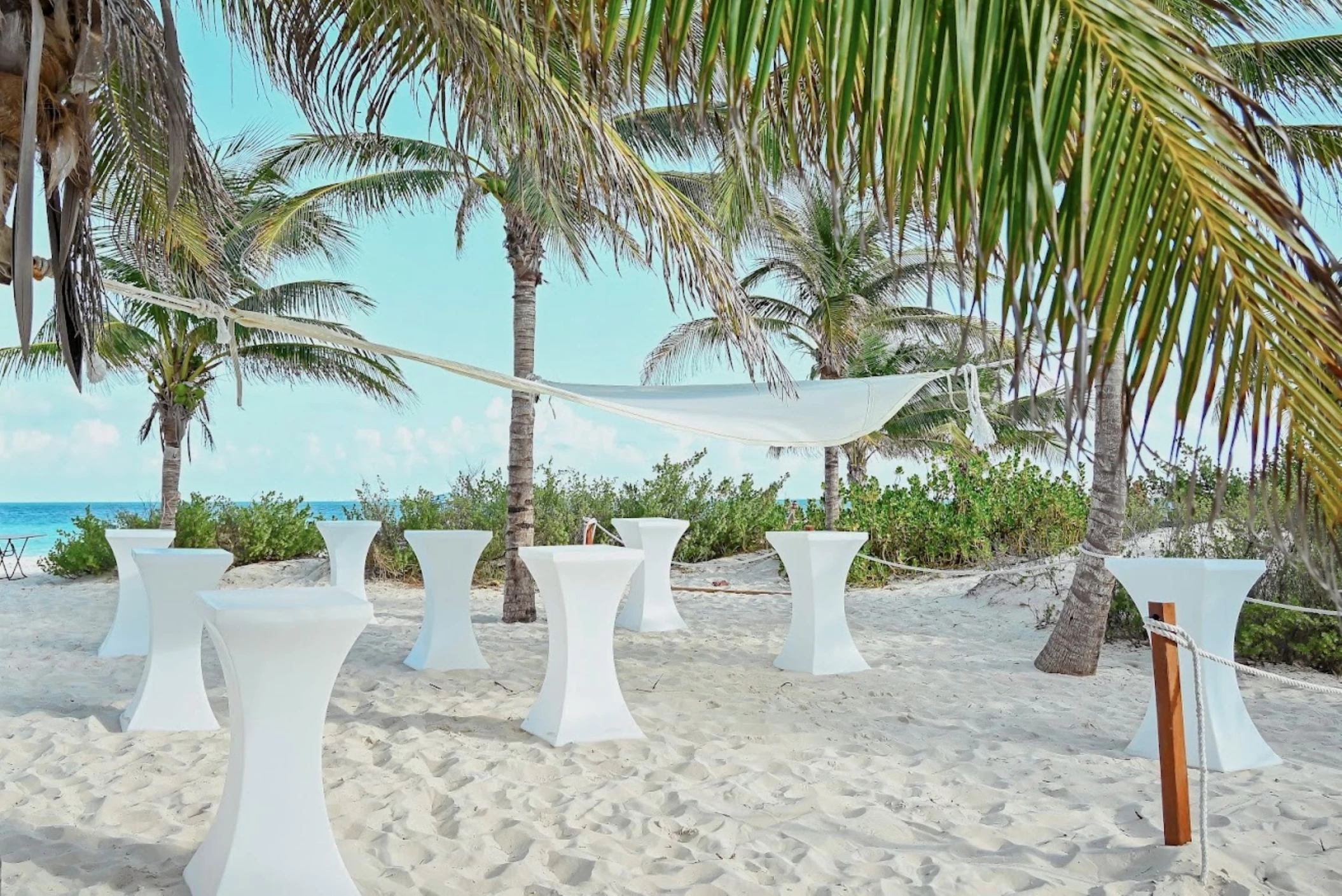 beach bar at Catalonia Grand Costa Mujeres