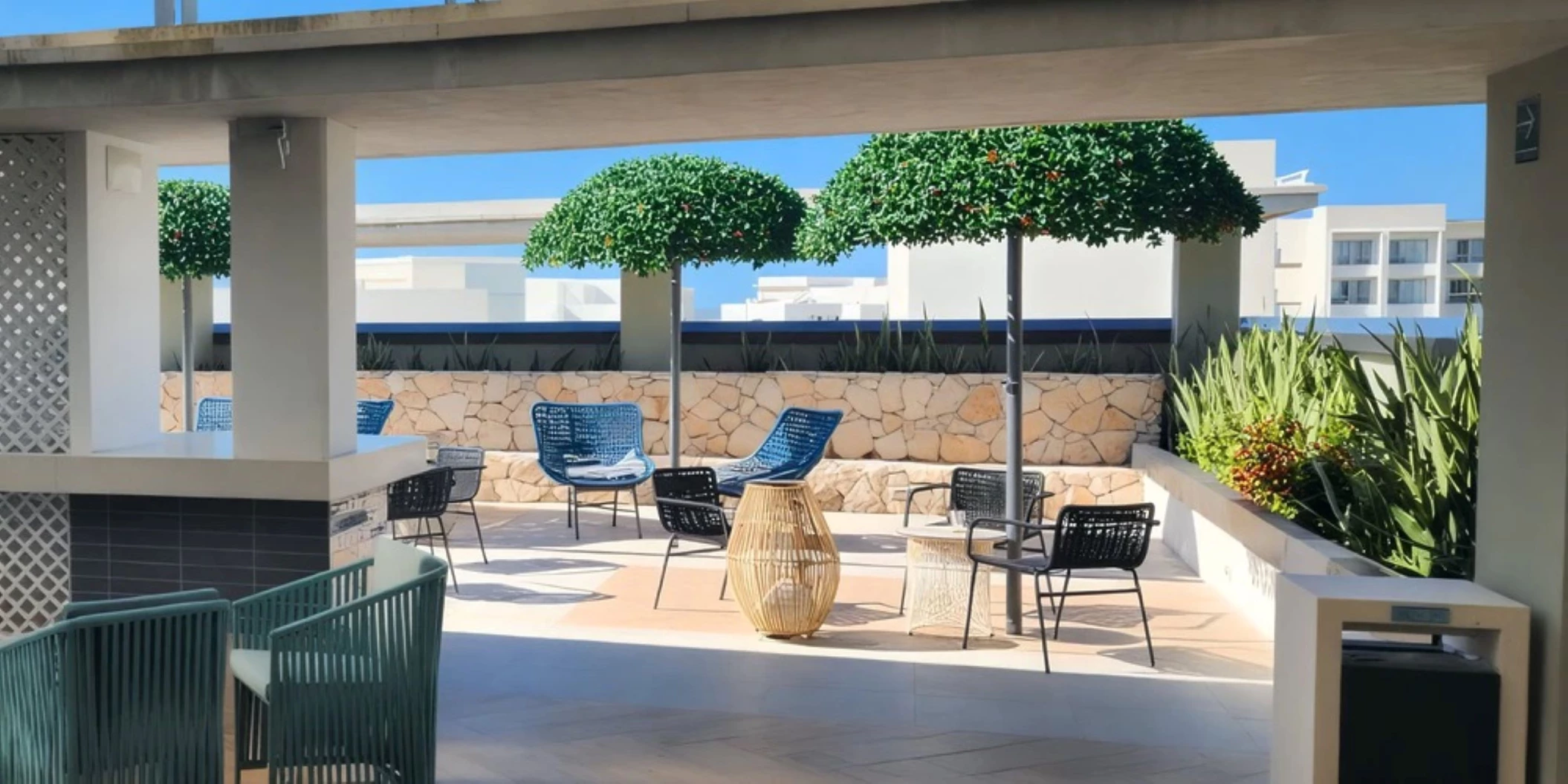 cat's terrace venue at catalonia grand costa mujeres