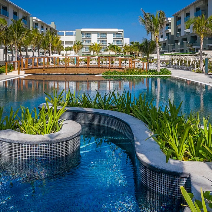 pool at Catalonia Grand Costa Mujeres