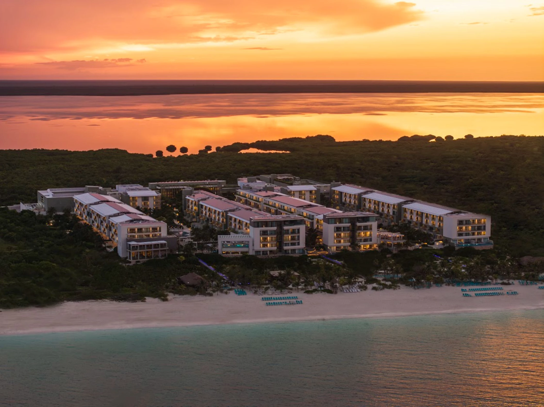 sunset over Catalonia Grand Costa Mujeres