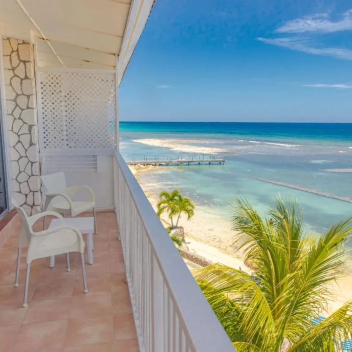 balcony of suite at Catalonia Montego Bay