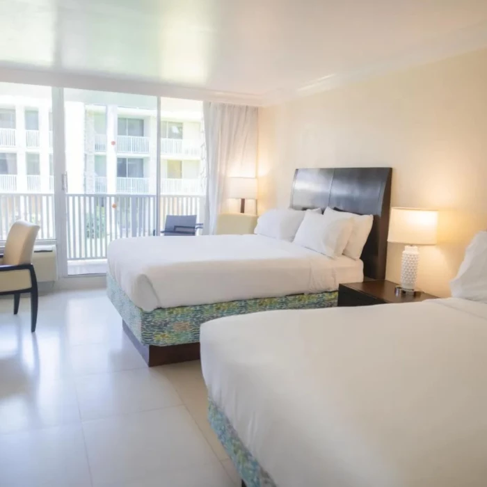 room with two double beds at Catalonia Montego Bay