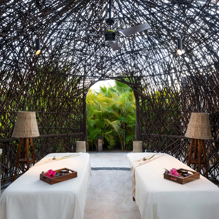 Spa Massages cabin at Conrad Punta de Mita