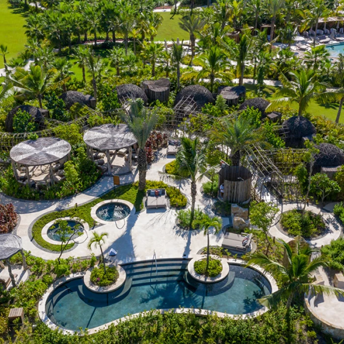 Spa Aerial overview at Conrad Punta de Mita