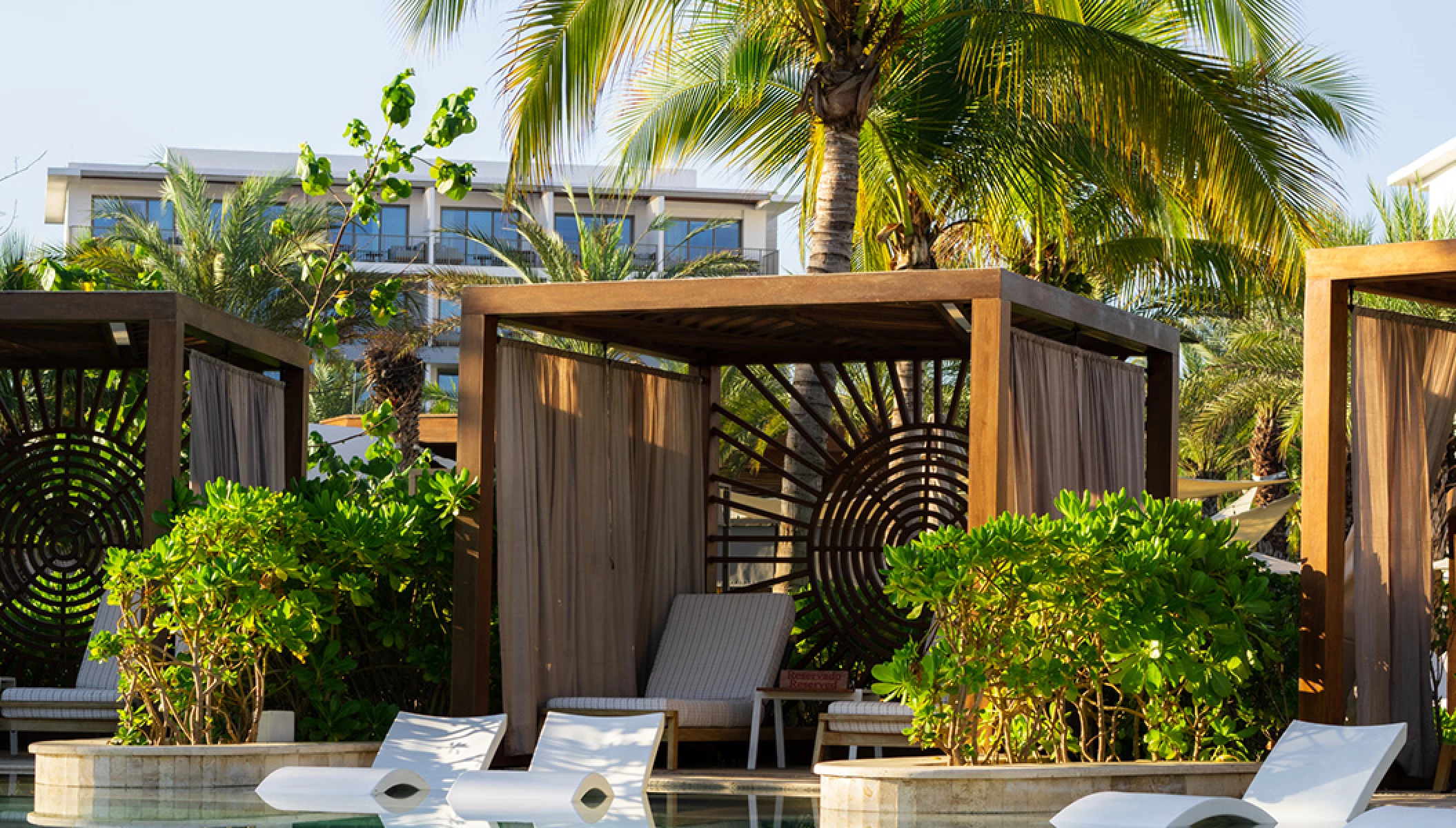 bali beds at Conrad Punta de Mita