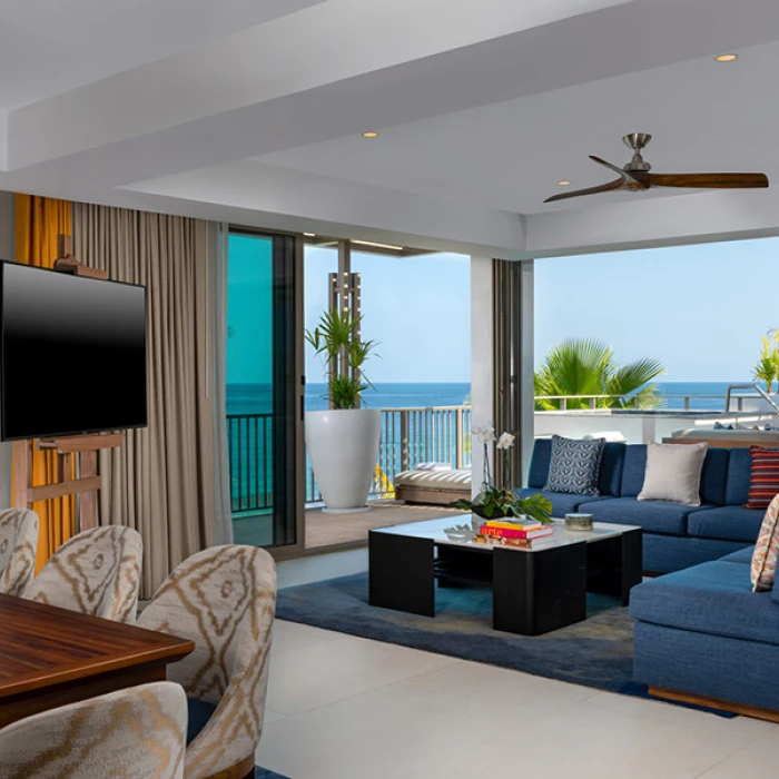 Grandsuite Living Room at Conrad Punta de Mita