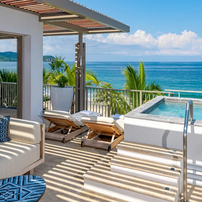 grandsuite terrace at Conrad Punta de Mita