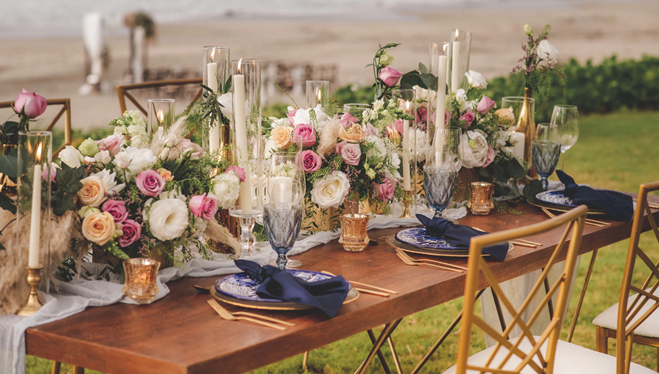 reception setup at Conrad Punta de Mita