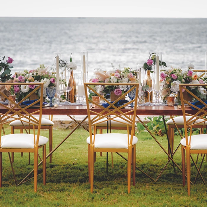 Reception setup at Conrad Punta de Mita