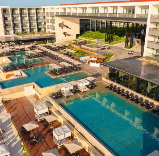 aerial view of Devossion by Live Aqua Playa del Carmen