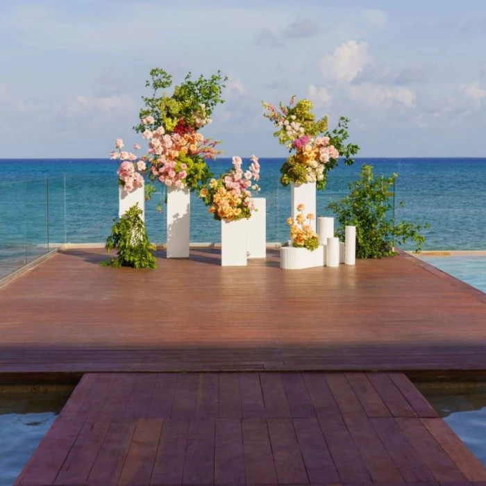 infinity deck at Devossion by Live Aqua Playa del Carmen