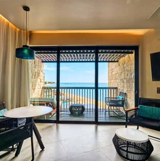 ocean view from the suite at Devossion by Live Aqua Playa del Carmen