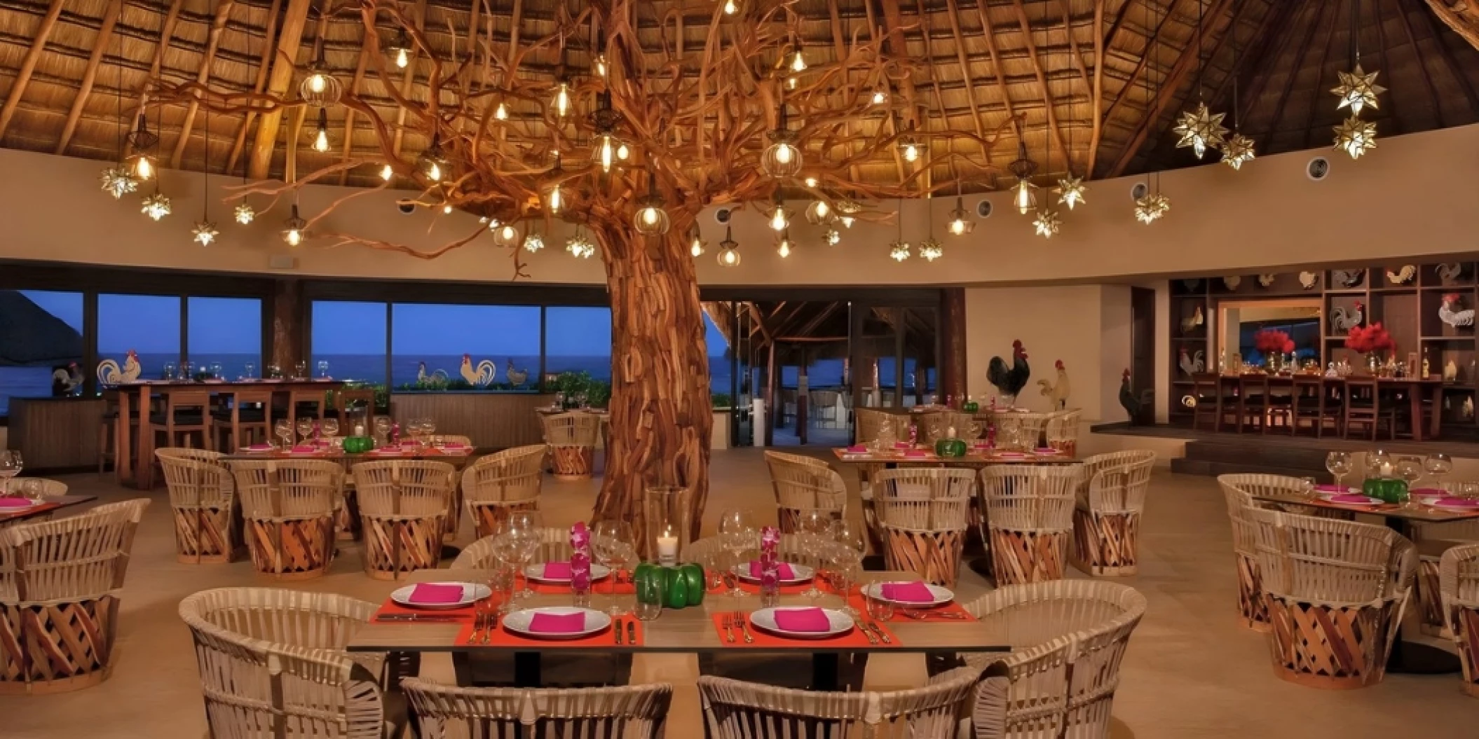 el patio restaurant and reception venue at dreams aventuras