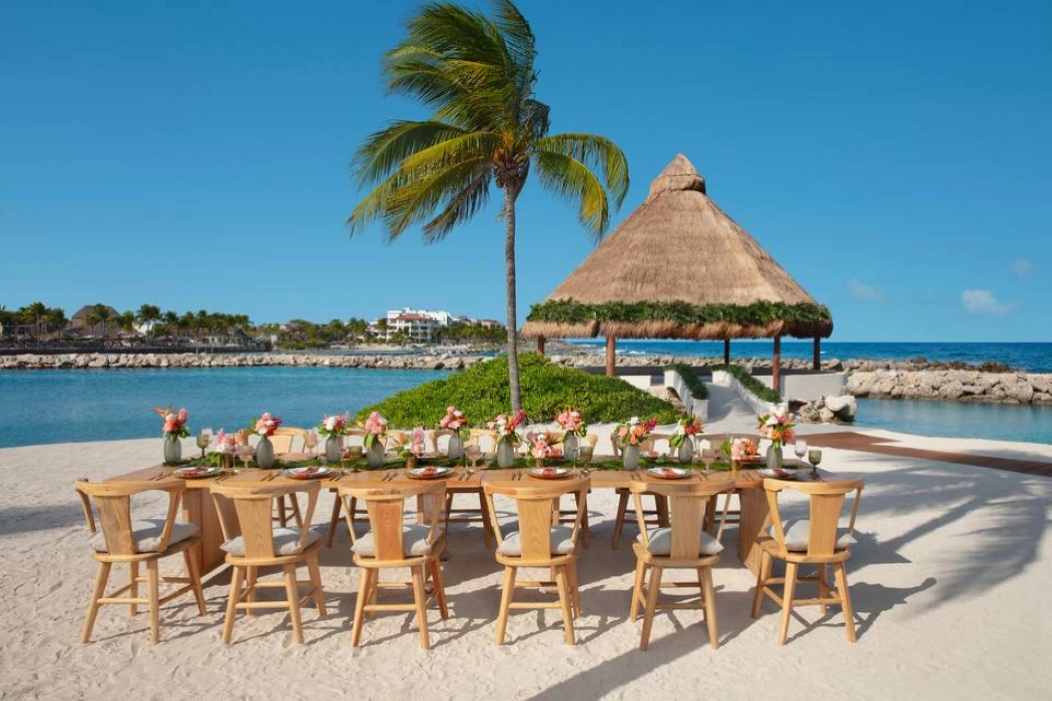 Dreams Aventuras Riviera Maya gazebo beach venue