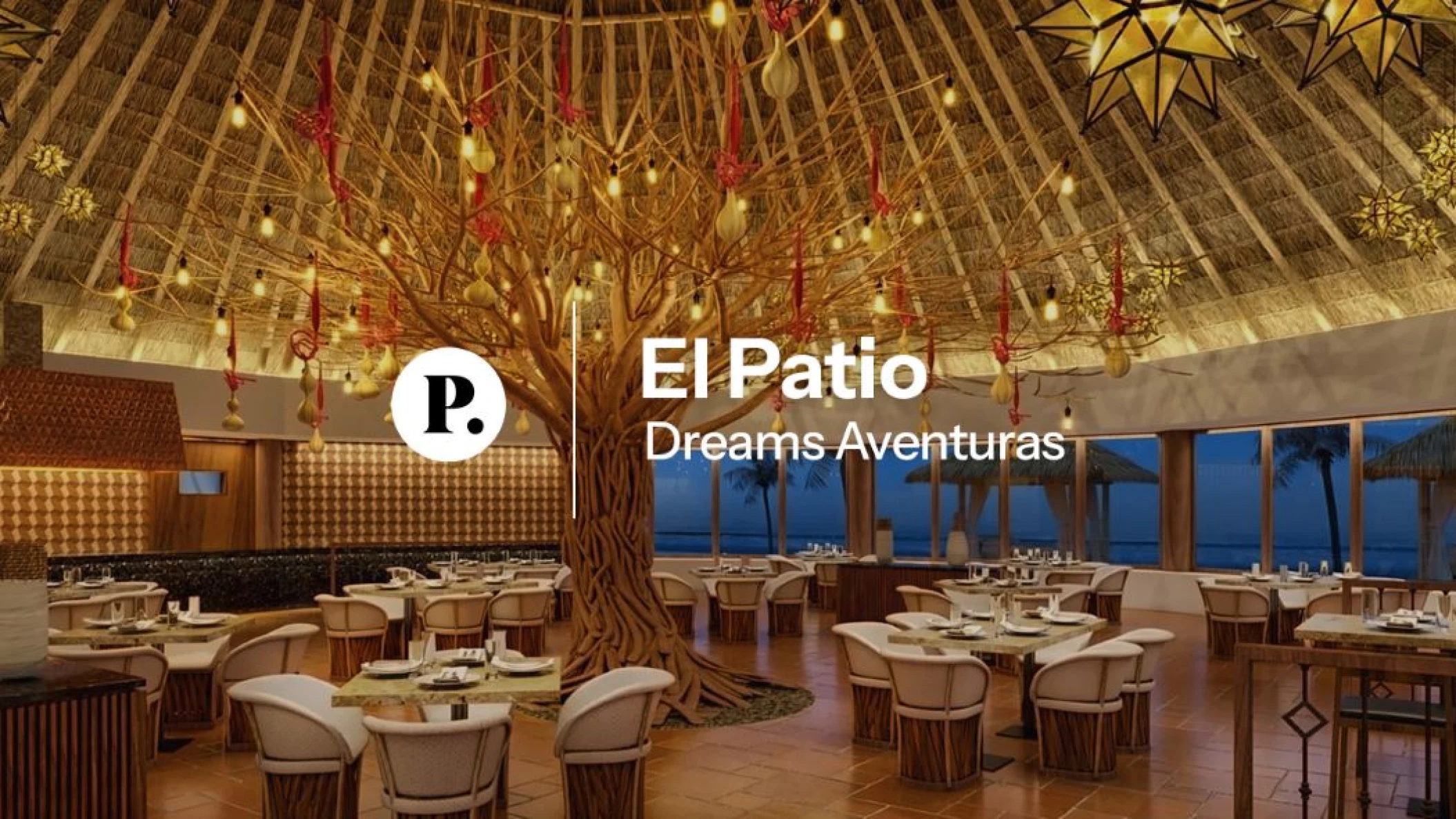 video review of El Patio venue at Dreams Aventuras