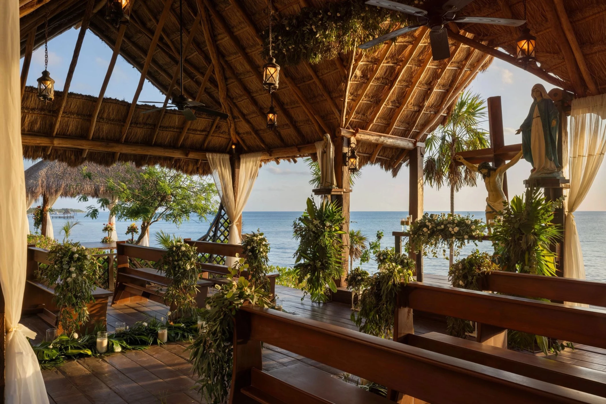 catholic chapel at dreams cozumel cape resort