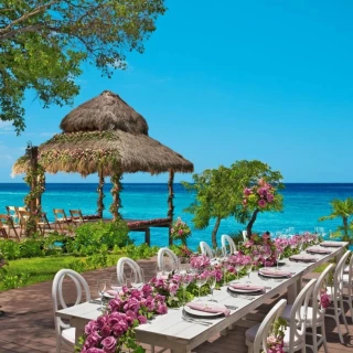 terrace venue at dreams cozumel cape resort