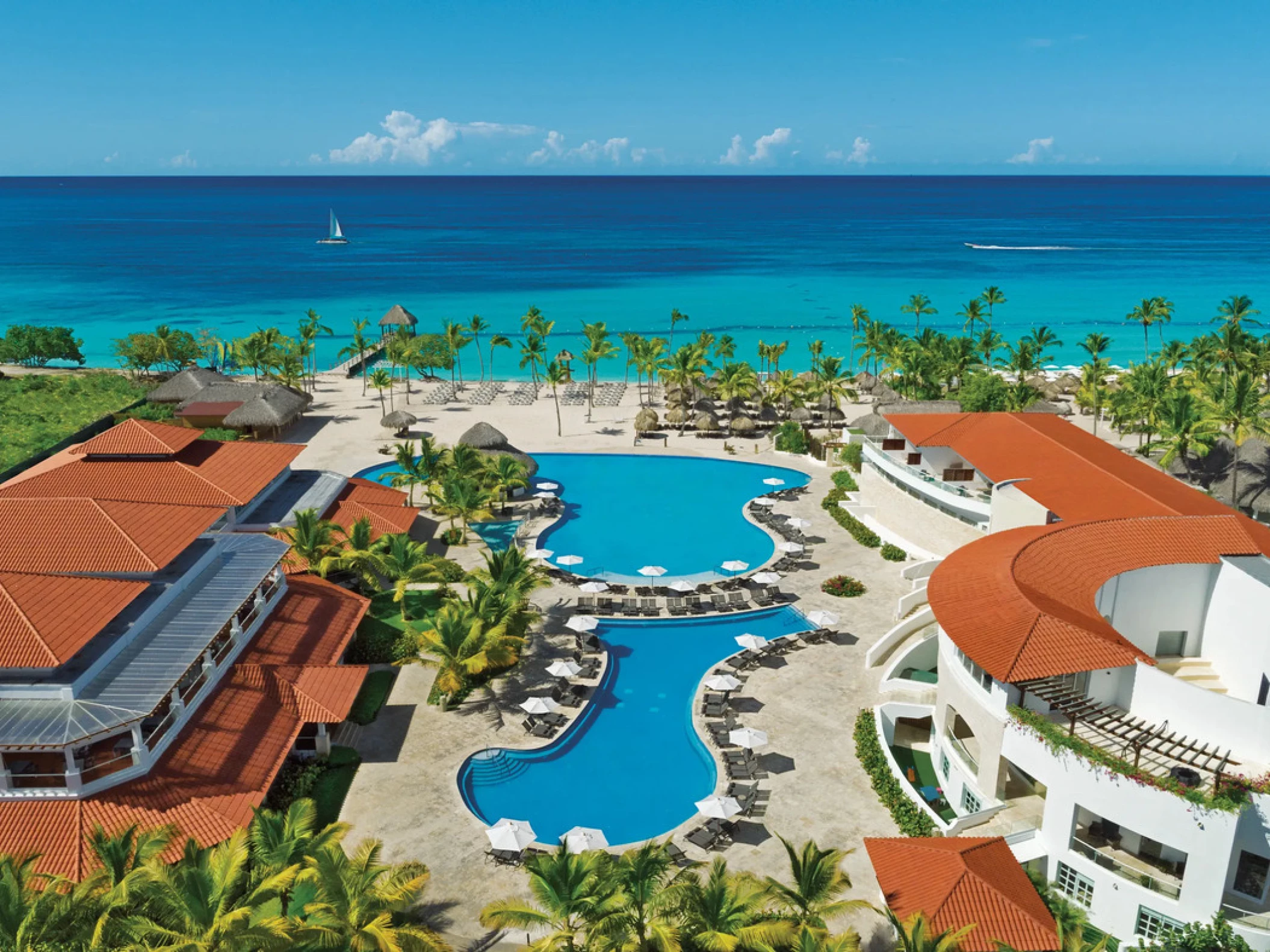 accommodations and pools at Dreams Dominicus La Romana